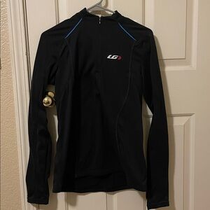 LG Black and Blue Performance Top